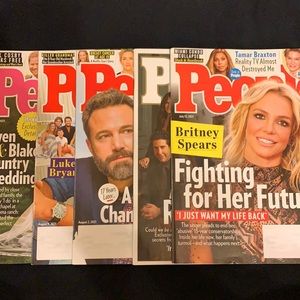 People magazine lot 5 issues